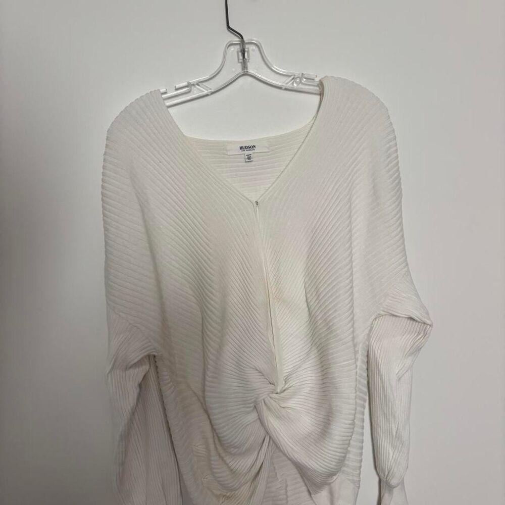 Hudson Women's White and Cream Blouse